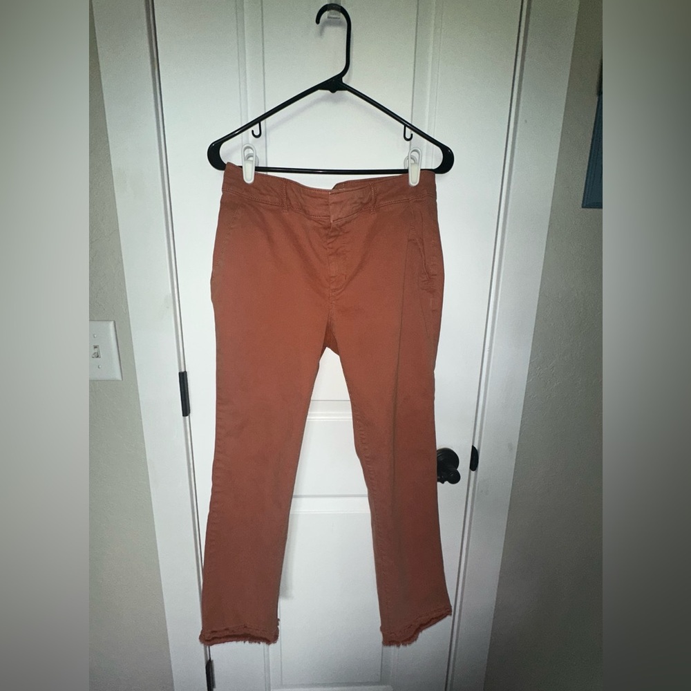 LOFT Slim ankle chinos Orange Rust Fall Size 28/6